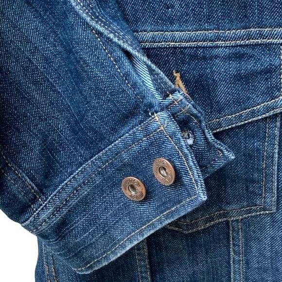 Vintage Tommy Jeans Men’s 90s Y2K Style Classic Trucker Denim Jean Jacket 163579 - Picture 3 of 12